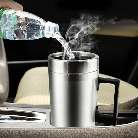 Electric Car Kettle Camping Travel Kettle Water Coffee Thermal Mug